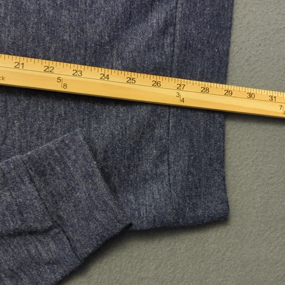 Mizzen+Main Sweater Men's XXL Trim Fit Blue Pullover Long Sleeve Made In America - Picture 5 of 9